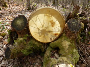 Shamanic drum with clear sound