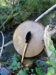 shamanic drum with beater