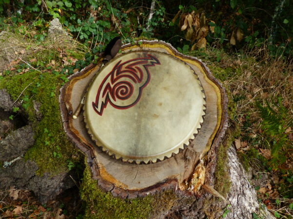 Shamanic drum for meditation, journeying, groups