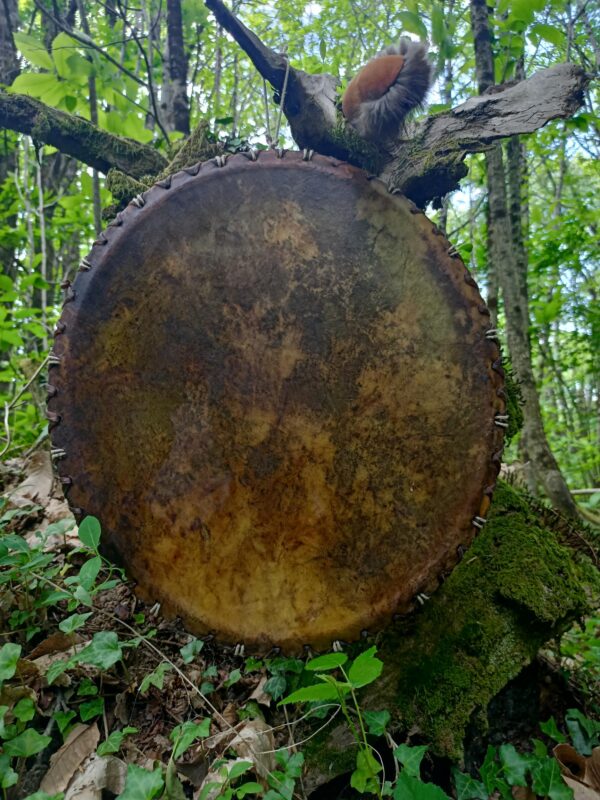 Very light weight shamanic drum for journeying and meditation