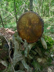 light shamanic drum for journeying and meditation